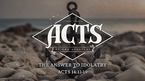 January 26, 2025 | The Answer to Idolatry - Brett Meador