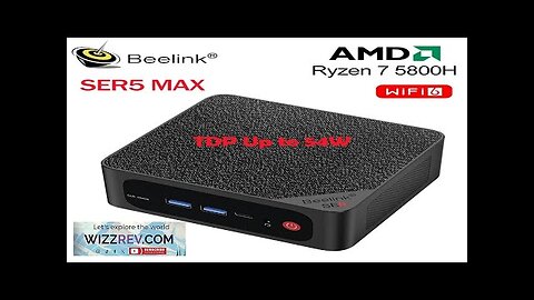 Beelink Mini PC SER5 Max AMD Ryzen 7 5800H DDR4 16G 500G Review