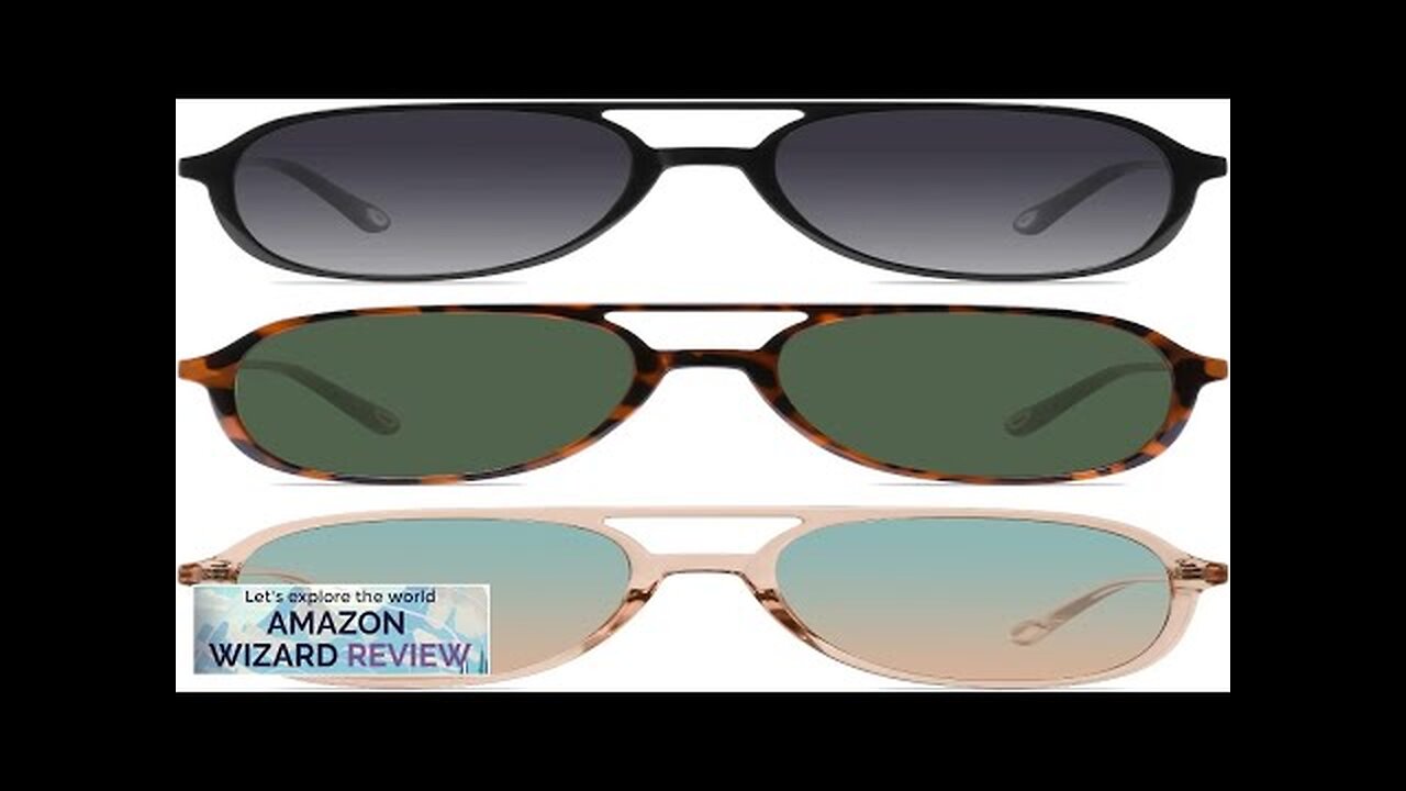 YDAOWKN Retro Square Aviator Sunglasses for Womens Mens Vintage 70s Double Bridge Review