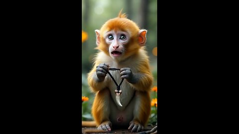 Cute Baby Monkey Story 😍 He Miss Her Mom 😭