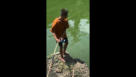 Simplicity, Inspiration In Barefoot Fishing Boy !