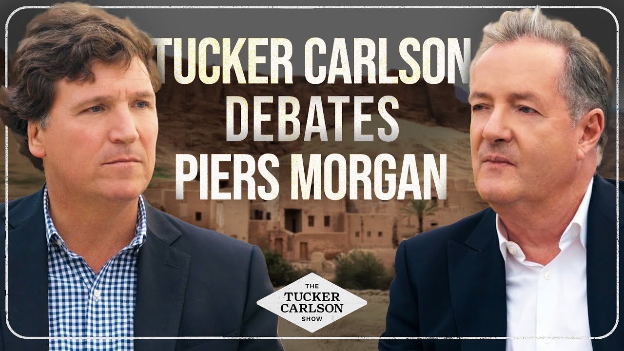 Tucker & Piers Morgan Debate Foreign Aid, Hate Speech, NATO, Gun Control, & Is Zelensky a Dictator