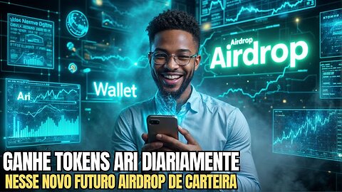 AIRDROP DA ARI WALLET - GANHE TOKENS $ARI TODOS OS DIAS APENAS COM CHECK-IN DIÁRIO E QUIZZ