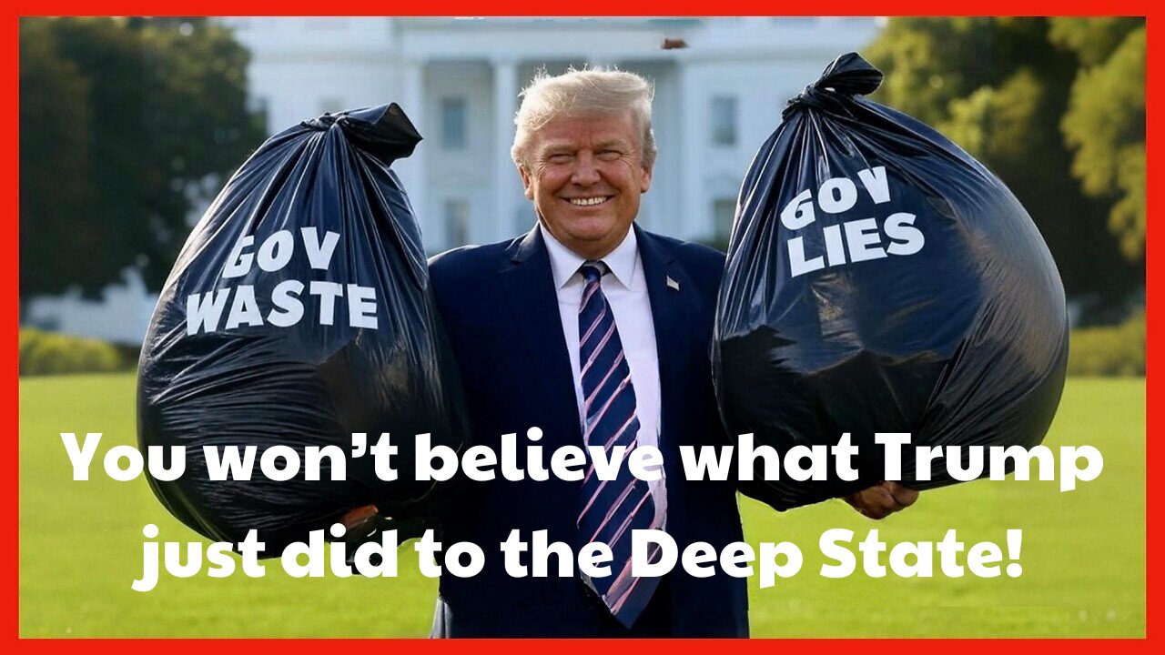 You won’t believe what Trump just did to the Deep State!