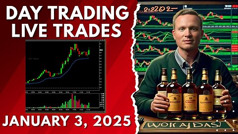 Live Day Trading - First RED of the Year