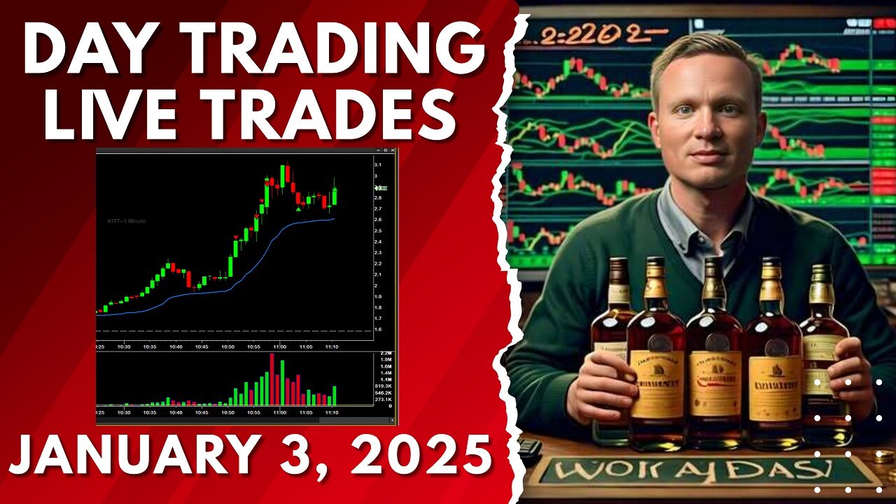 Live Day Trading - First RED of the Year