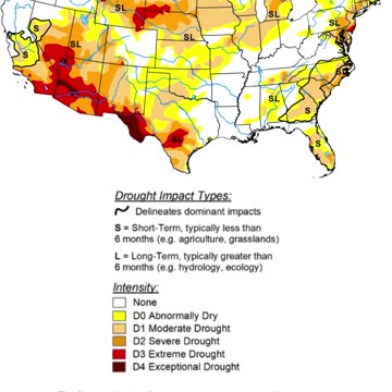 Drought Shifts Ahead