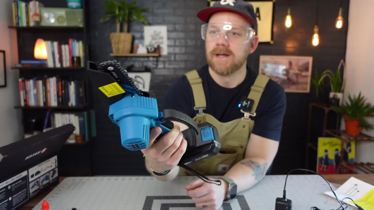 The Ultimate Handheld Chainsaw for Tree Trimming!