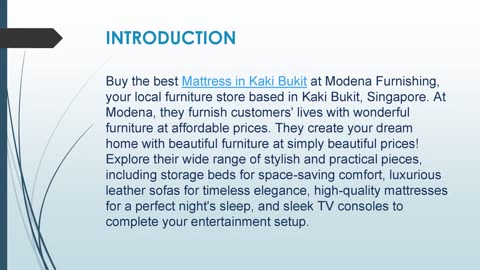 Buy the best Mattress in Kaki Bukit