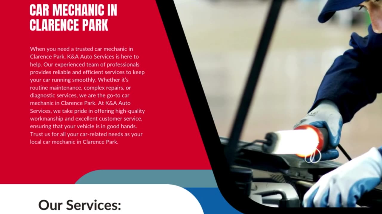 Top Car Mechanic in Clarence Park: Trustworthy Service from K&A Auto Services