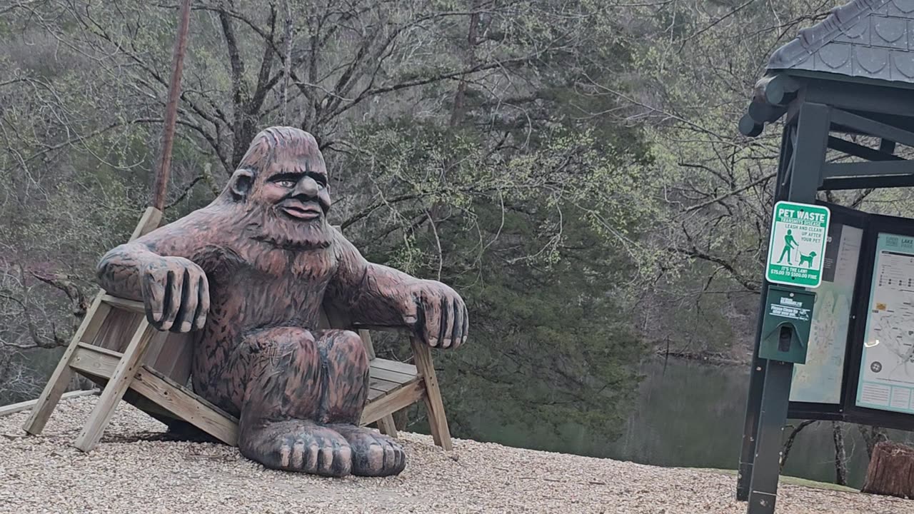 Lake Leatherwood--Eureka Springs--AR--After Hours Check-In--Bigfoot Crossing--Resident Sasquatch