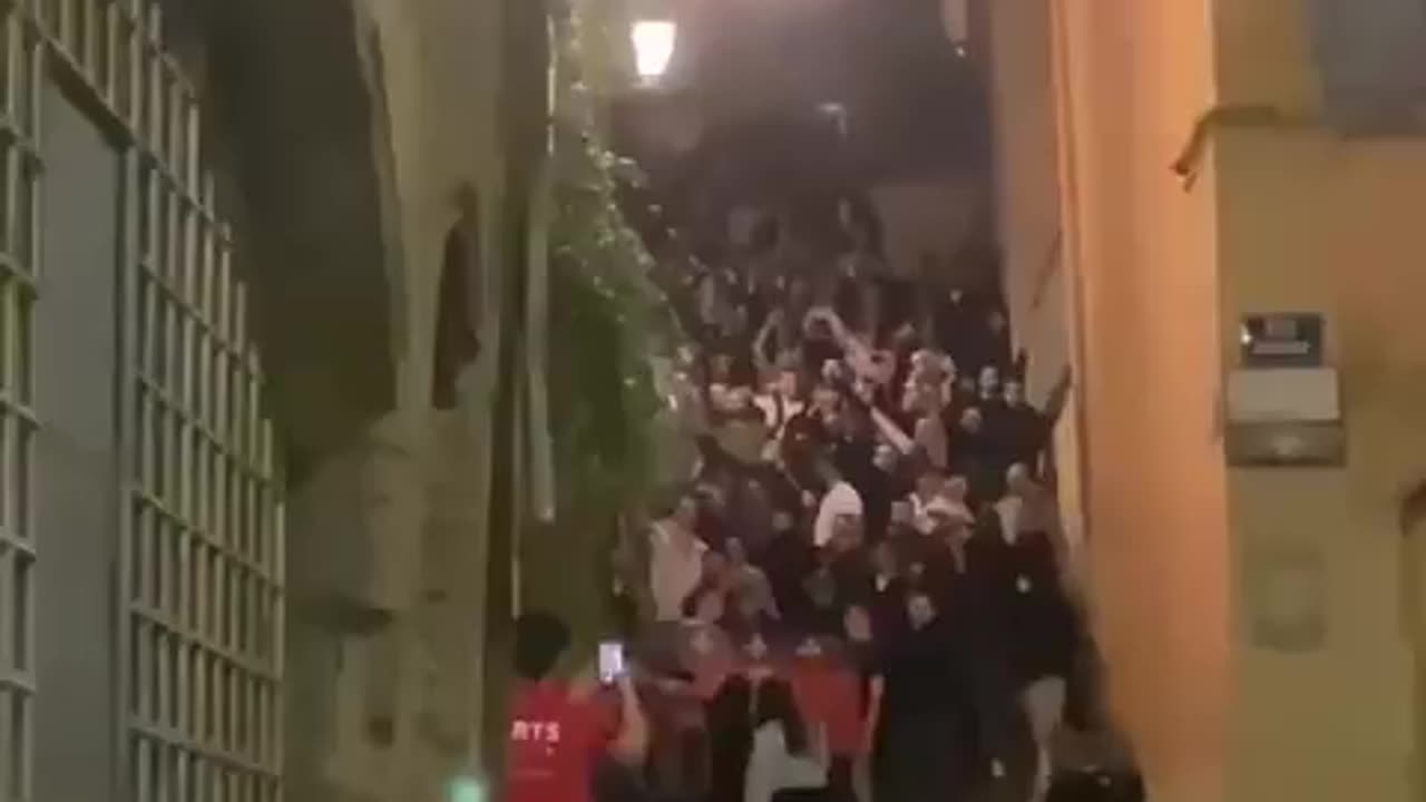 French patriots take to the streets chanting "Islam out of Europe!”