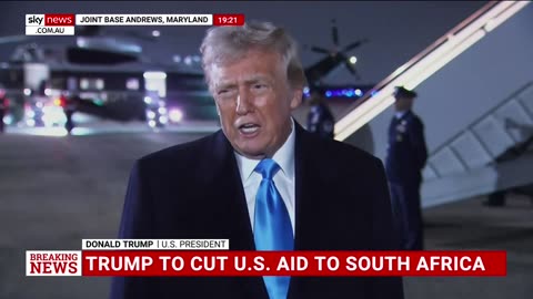 🔴 Trump announces plan to cut aid to South Africa as leadership doing ‘terrible things’