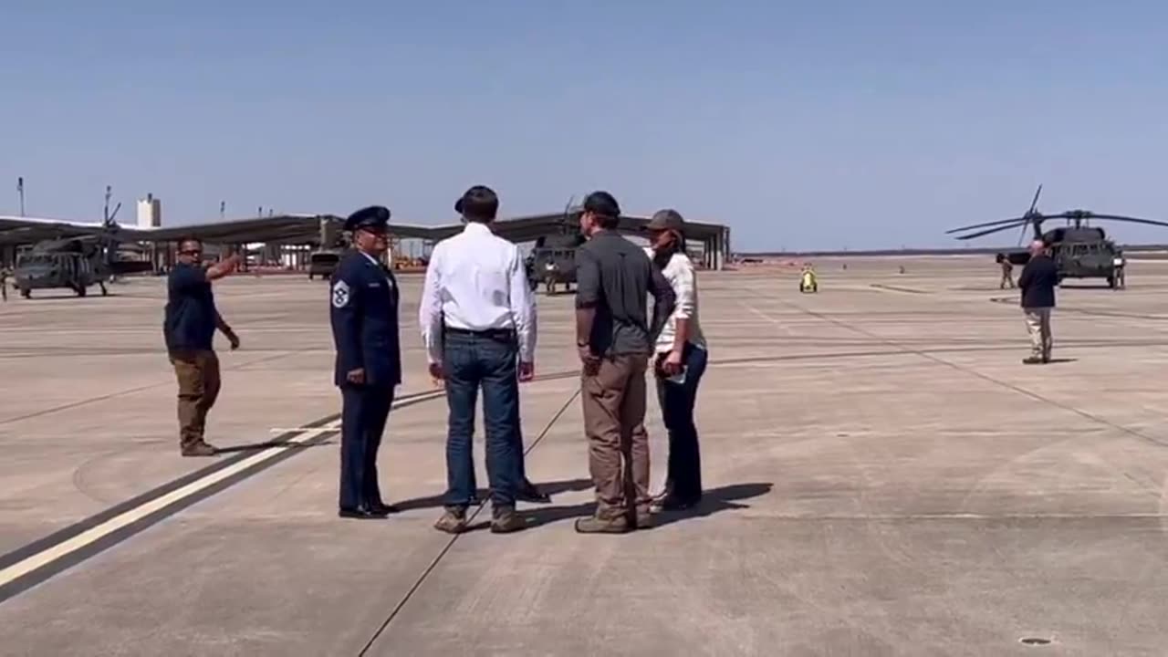 VP Vance, DNI Tulsi Gabbard and Pete Hegseth, have arrived at the border.