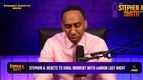 Do you think this is a fake fight between Stephen A. Smith and LeBron James?