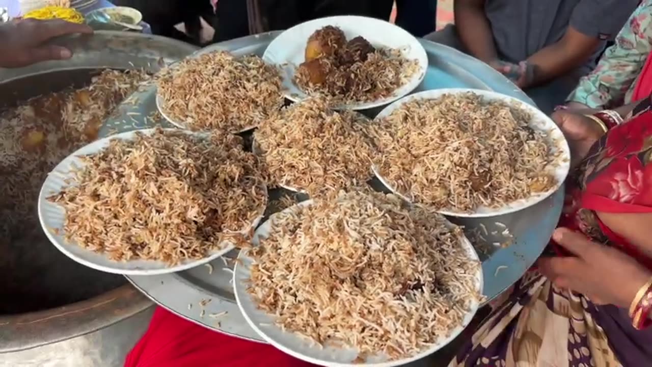 Kolkata's Best Street Biryani Price ₹ 190_- Only । Indian Street Food