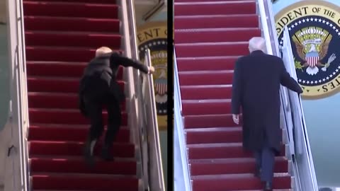 It's really is nice to have a president who can navigate the stairs again.