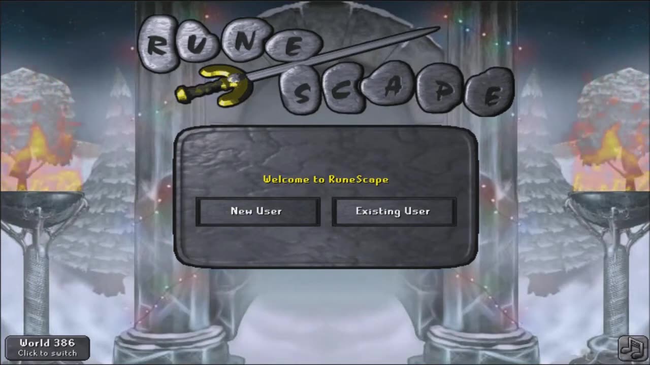 Scape Santa - Christmas Theme Login Screen - Runescape - Soundtrack 2004