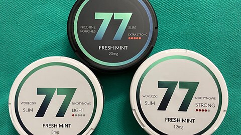 77 Fresh Mint Nicotine Pouches Review