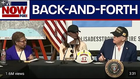 President Trump, LA Mayor spar over wildfire response