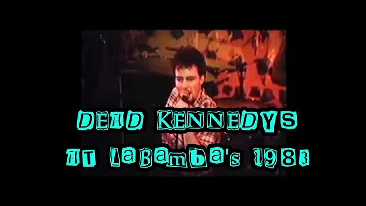 DEAD KENNEDYS AT LABAMBAS 1983.