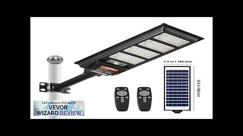 VEVOR 400W Solar Street Light 800LM LED Solar Flood Lights Outdoor Review