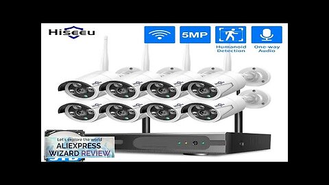 Hiseeu 5MP WiFi CCTV Camera Security System IR Night Vision Bullet Camera Review