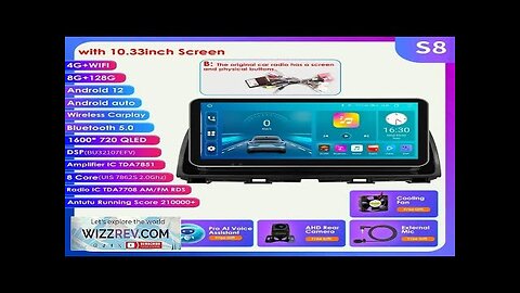 10.33"Android Auto Car radio Multimedia Video player For Mazda CX5 CX-5 2012-2014 Review