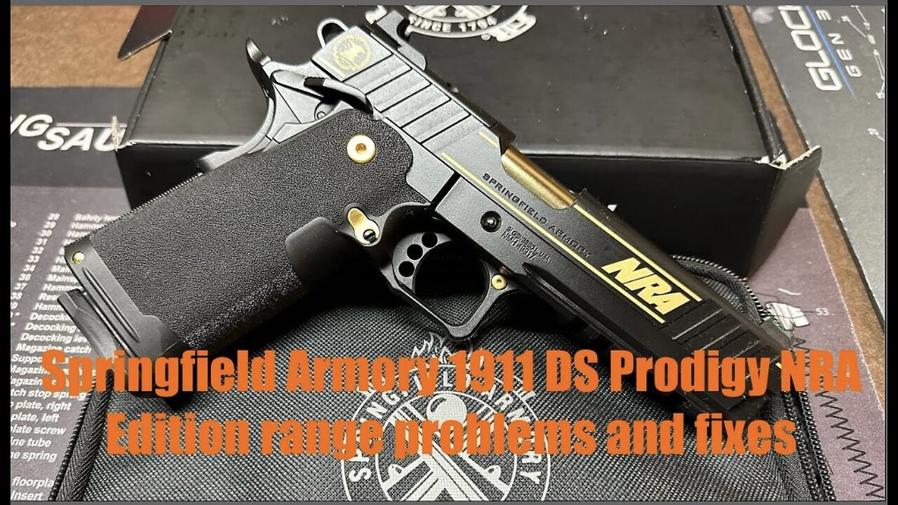 Review, problems & fixes of Springfield Armory 1911 DS 9mm Prodigy NRA edition after shooting range