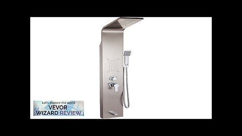 VEVOR 5 in1 Panel Tower System Stainless Steel Multi-Function Rainfall Waterfall Massage Review