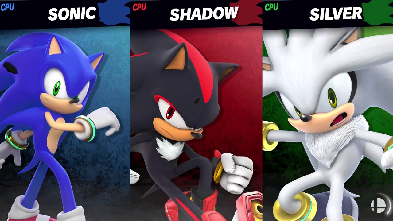 06 Sonic vs Moveset Shadow vs Moveset Silver SSBU Quickie -By SoniDelta/Doctor Dark/superevan5/mRama