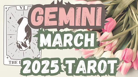 Gemini ♊️- Inspiration, not comparison! March 2025 Evolutionary Tarot reading #tarot #gemini #march