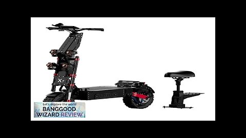 USA Direct OBARTER X7 Electric Scooter 60V 35AH Battery 4000W*2 Dual Motors Review