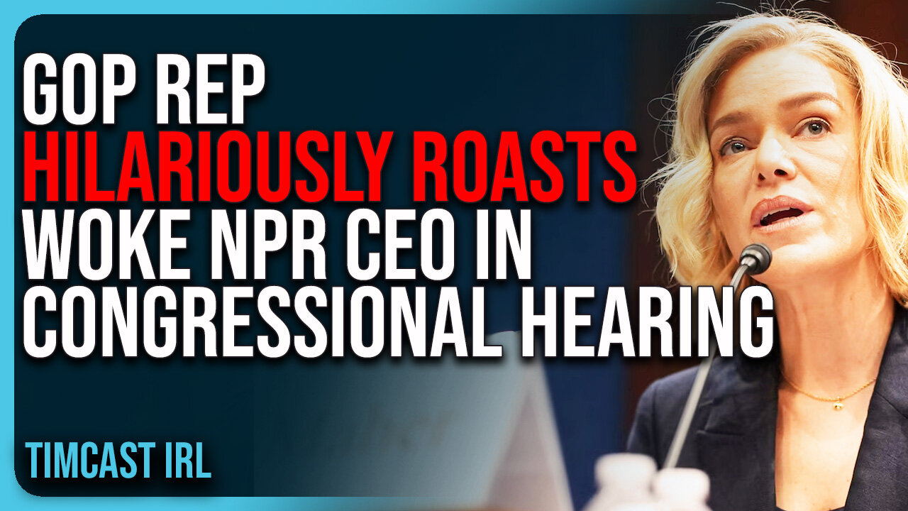 GOP Rep HILARIOUSLY ROASTS Woke NPR CEO In Congressional Hearing