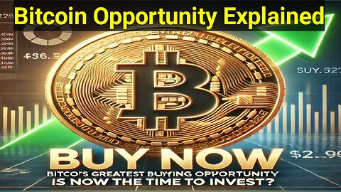 Bitcoin’s Greatest Buying Opportunity Explained | Is Now the Time to Invest?