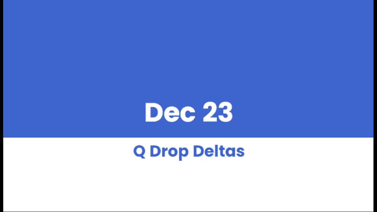 Q DROP DELTAS DEC 23