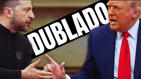 TRUMP E ZELENSKY (DUBLADO EM PORTUGUÊS!)