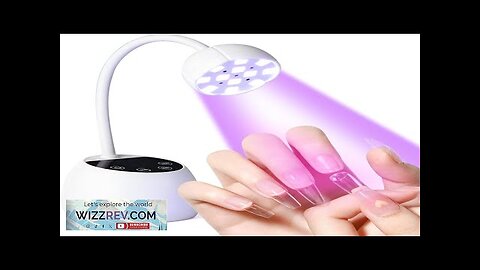 UV Nail Lamp for Gel Nails 36W UV Nail Light Gooseneck Rechargeable Review