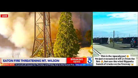 WORST FIRE IN STATE HISTORY! CALIFORNIA BLACKOUT COMING? FIRE THREATENS COMMUNICATIONS CENTER