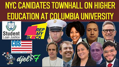 NYC candidates Higher Education Townhall at Columbia University