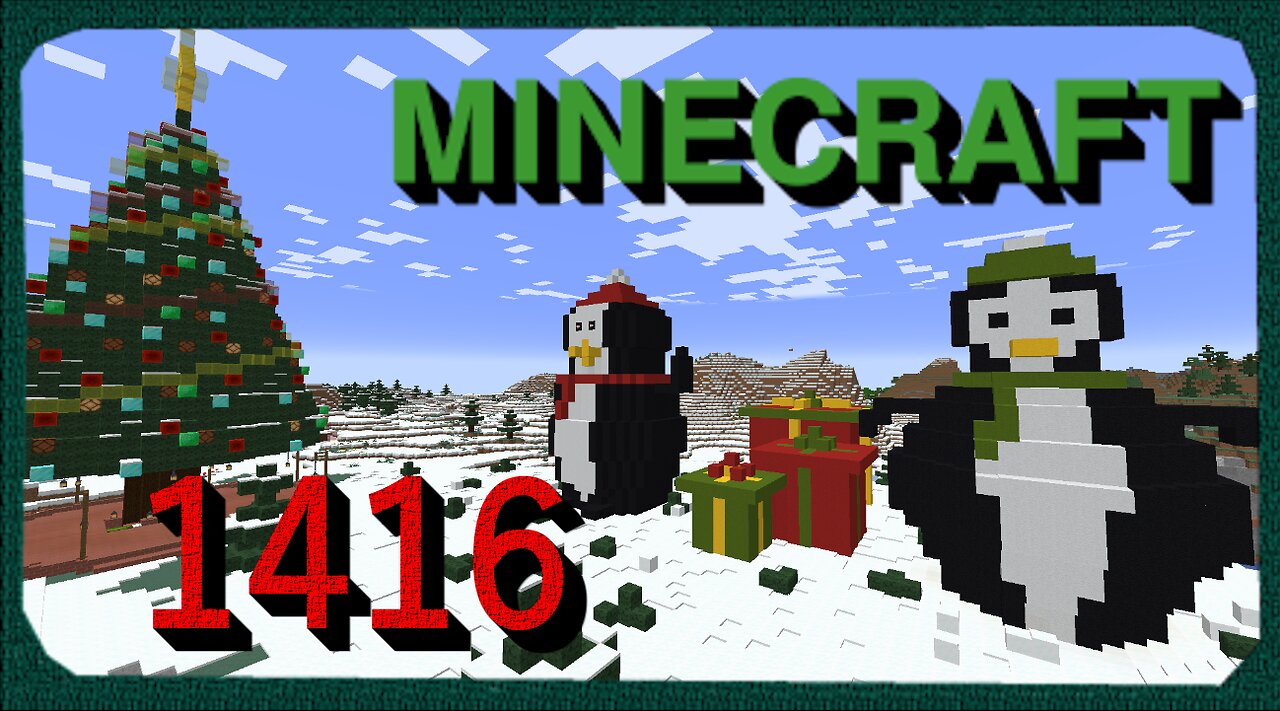 Lets Play Minecraft Episode – 1416 Christmas Penguins