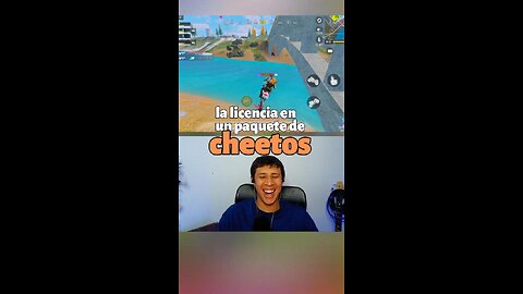 saque la licencia en un paquete de Cheetos