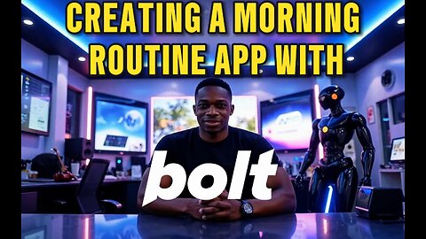 How to create a morning routine app with bolt.new