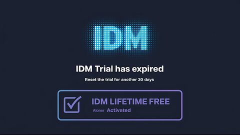 IDM free registration for lifetime | IDM Trial Period is Over Solution | IDM trail reset 2025