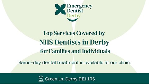 NHS Dentist in Derby – Now Accepting New Patients