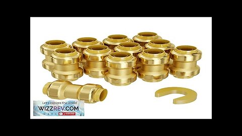 VEVOR Pipe Fittings 1/2" 12PCS Brass Straight-Through Push-Fit for Air System Review