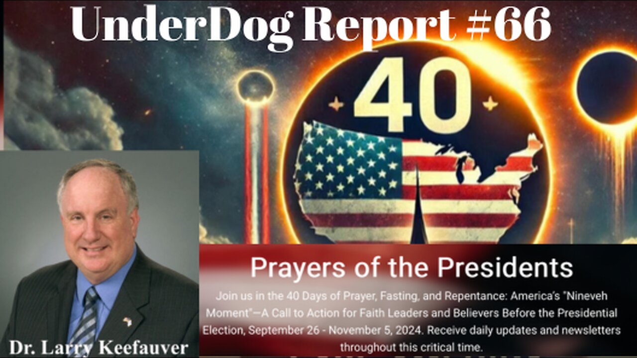 Dr Larry Keefauver Christian Author, Editor, Business Owner - UnderDog Report #66