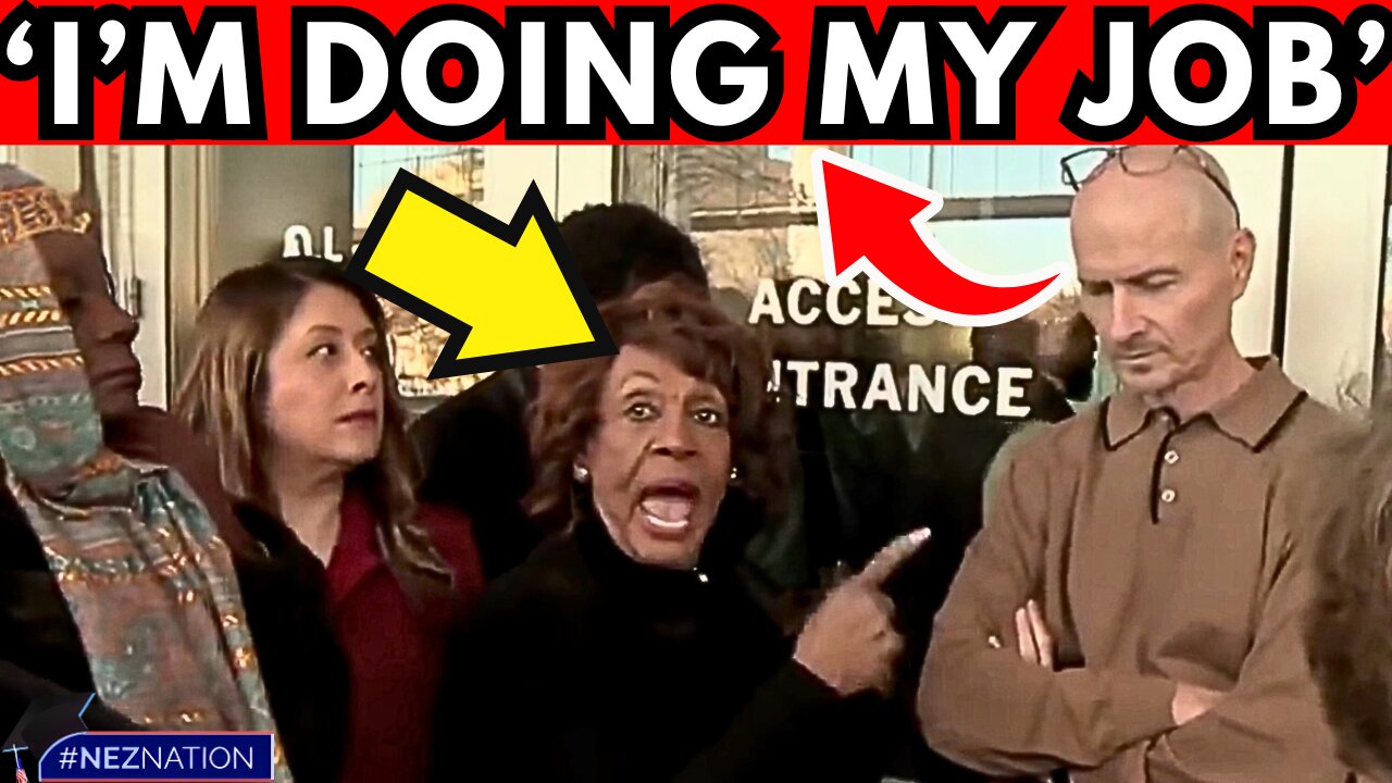 🚨Rep. Maxine Waters CAUGHT on CAMERA HARASSING Federal Employee at the Dept. of Education!