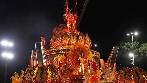 Second night of carnival celebrations in Rio De Janeiro