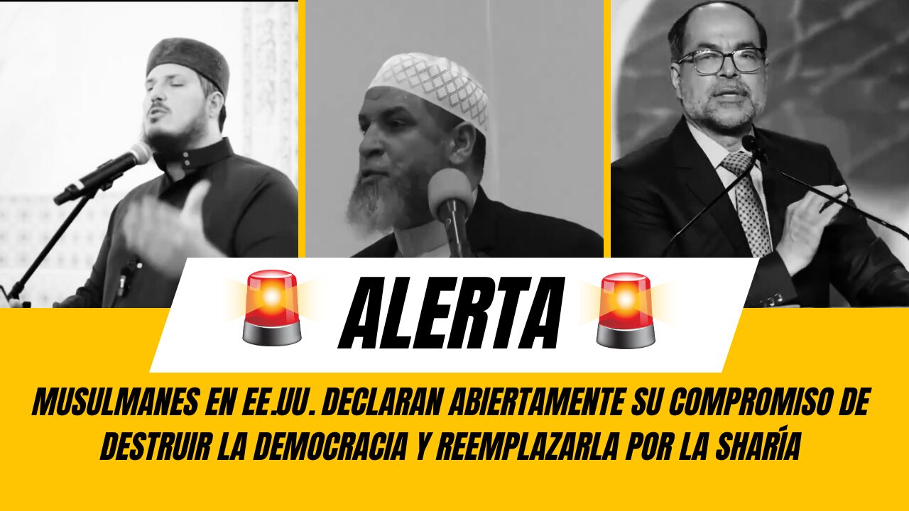 Musulmanes en EE.UU. prometen destruir la democracia y establecer la ley islámica (sharía).